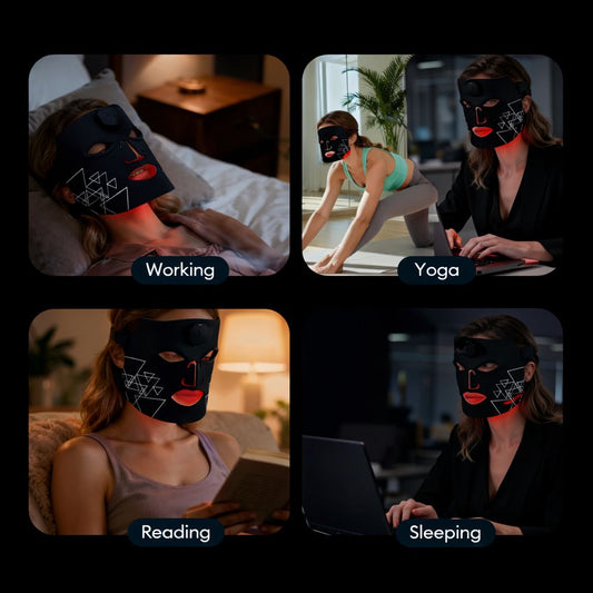 Sárriah Red Light Silicone Mask