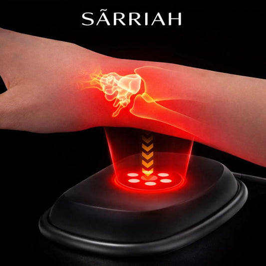 Sárriah Red Led Light Wrist Rest Pad.