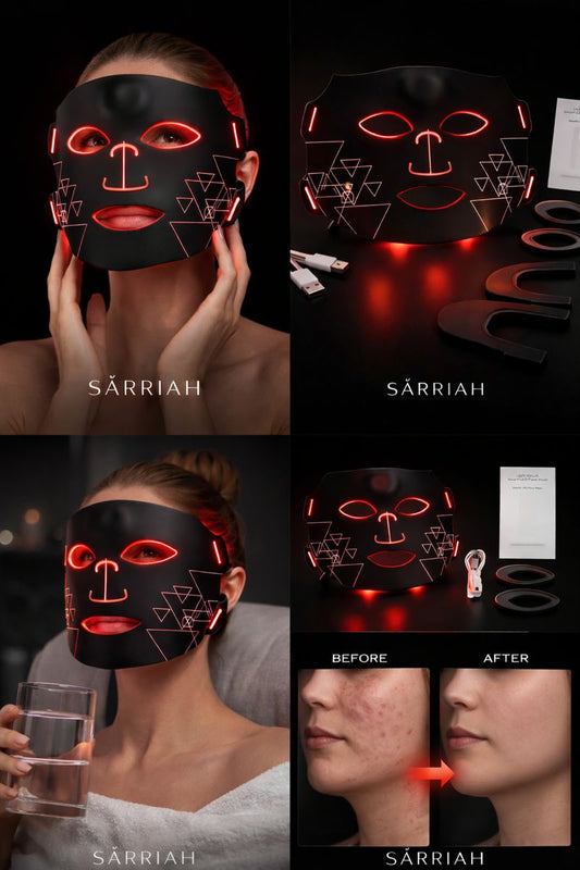 Sárriah Red Light Silicone Mask